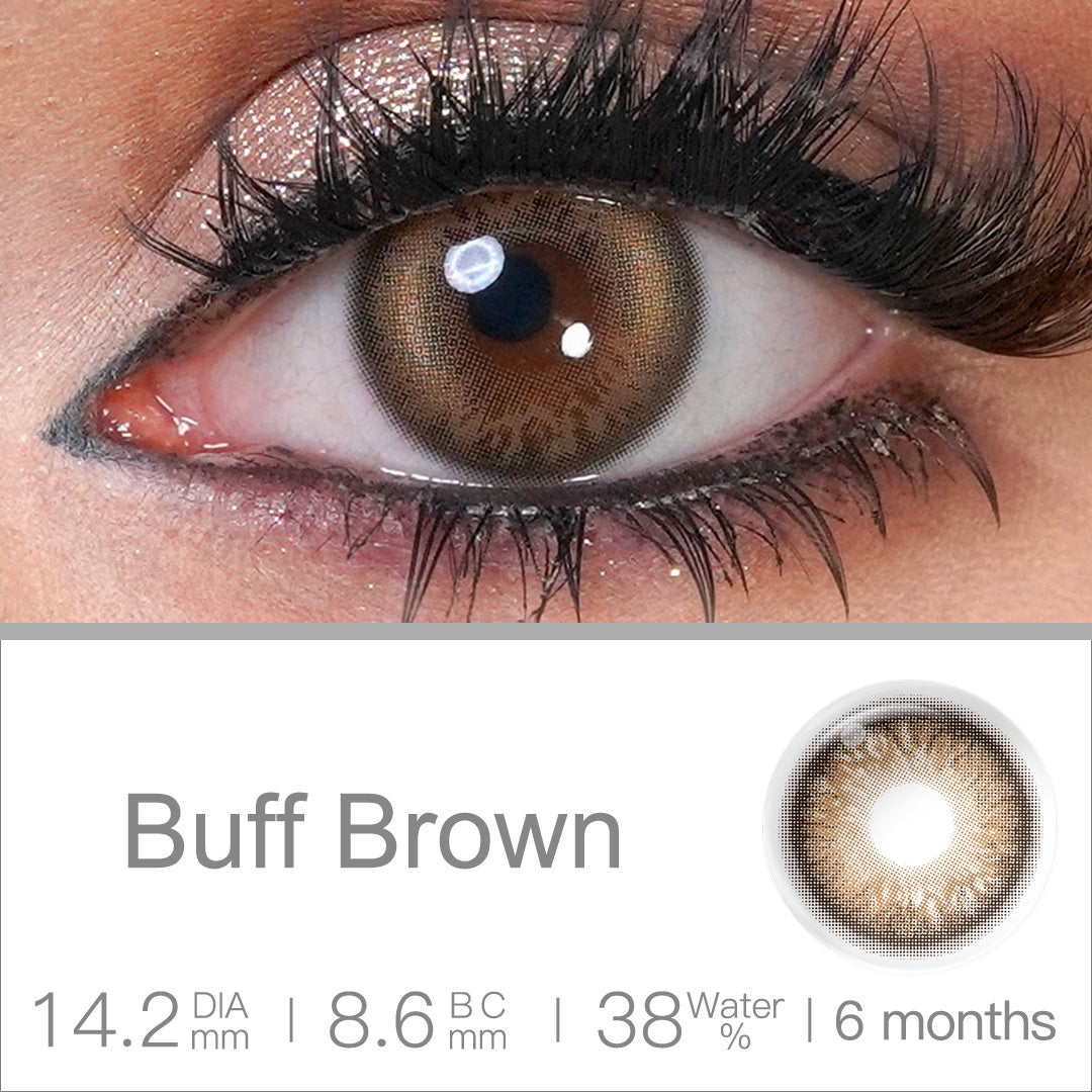 BLUSH GIRL Buff Brown Colored Contacts Main image