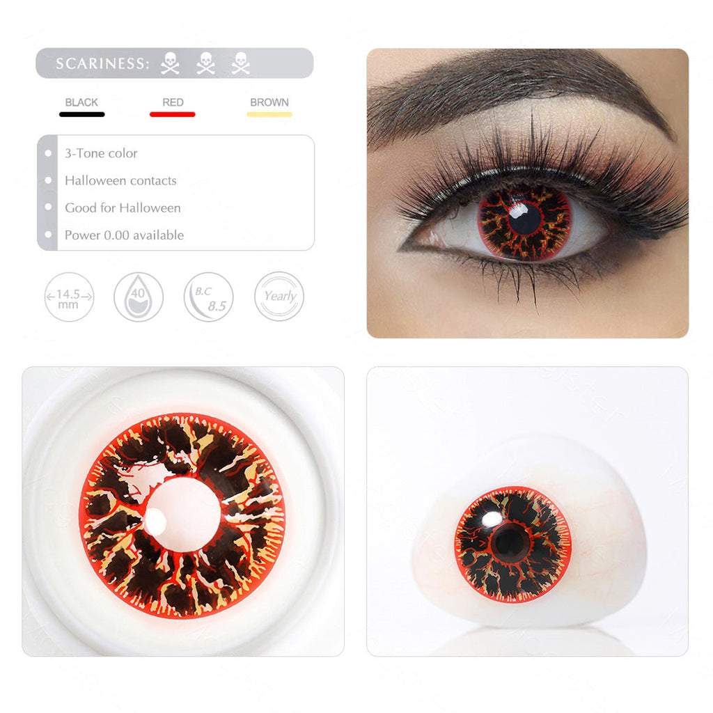Red Vein Contacts