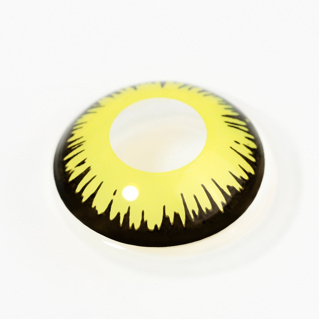 Yellow Solar Eclipse Contact Lenses