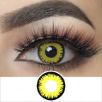 Yellow Solar Eclipse Contact Lenses