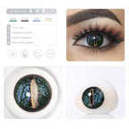 Green Lizard Eye Contacts
