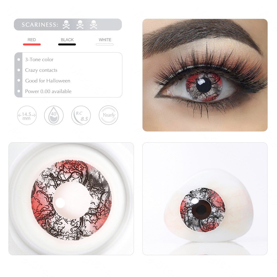 Bloody Eye Contacts