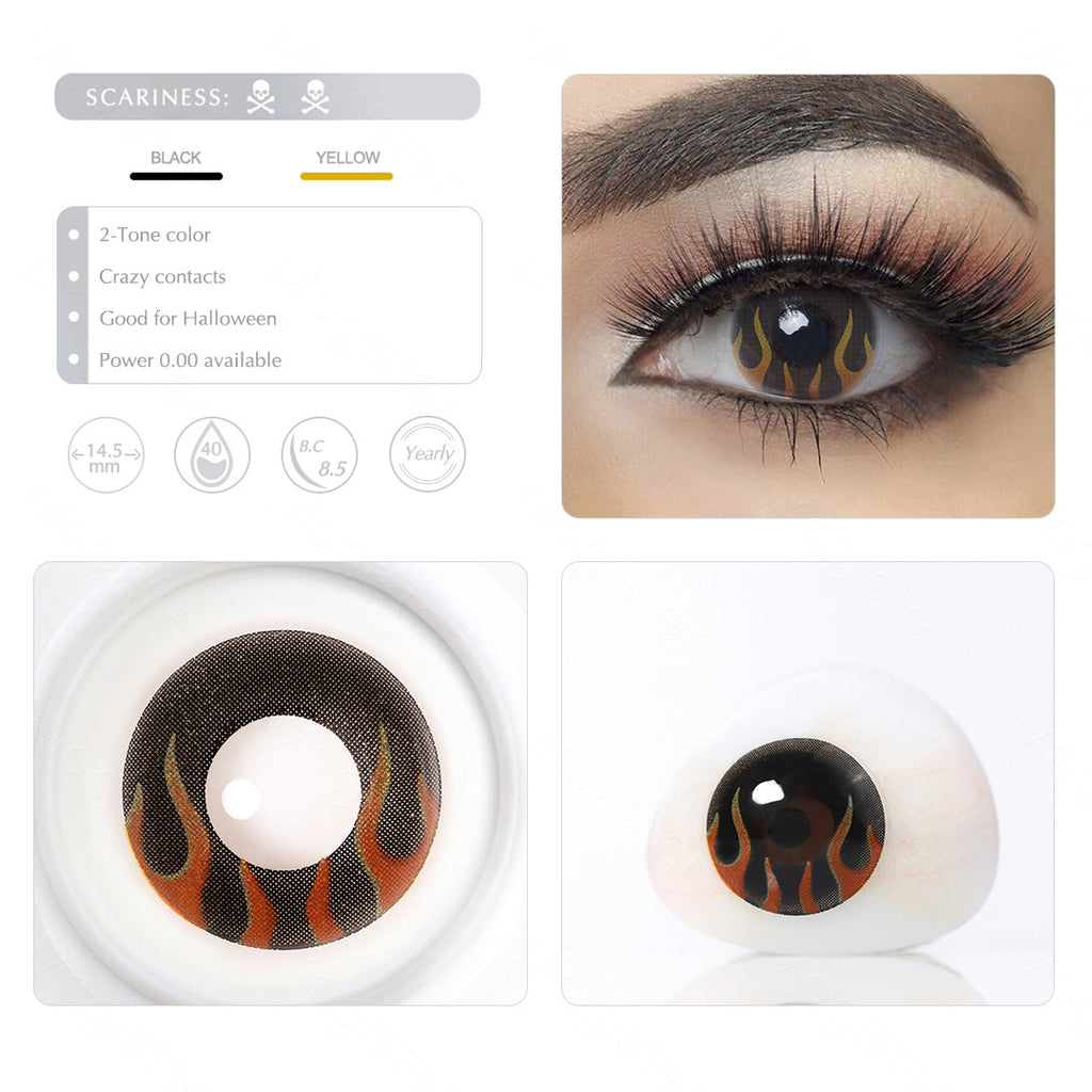 Hellfire Contact Lenses