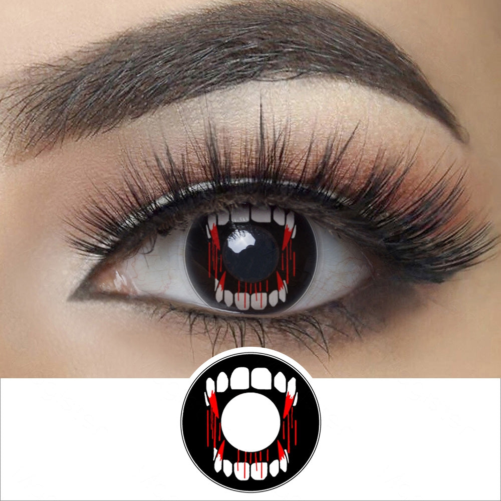 Bloody Fangs Contact Lenses