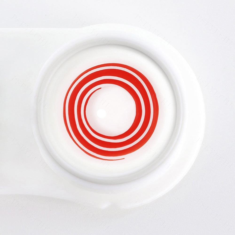 Red Spiral Halloween Contacts