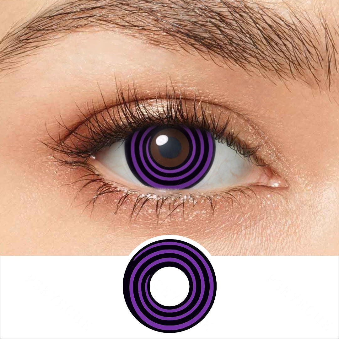 Violet Spiral Contacts Main image