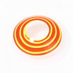 Yellow Red Spiral Halloween Contacts