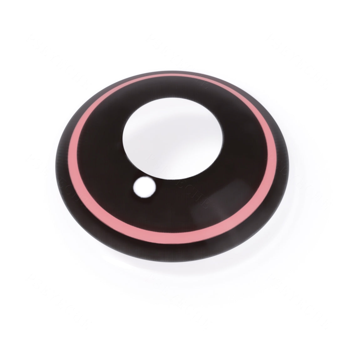 Pink Rim Contact Lenses