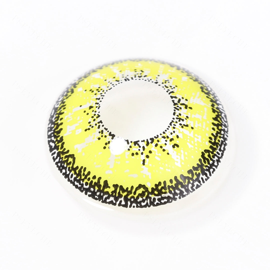 Dolly Eye Yellow Halloween Contacts Secondary image