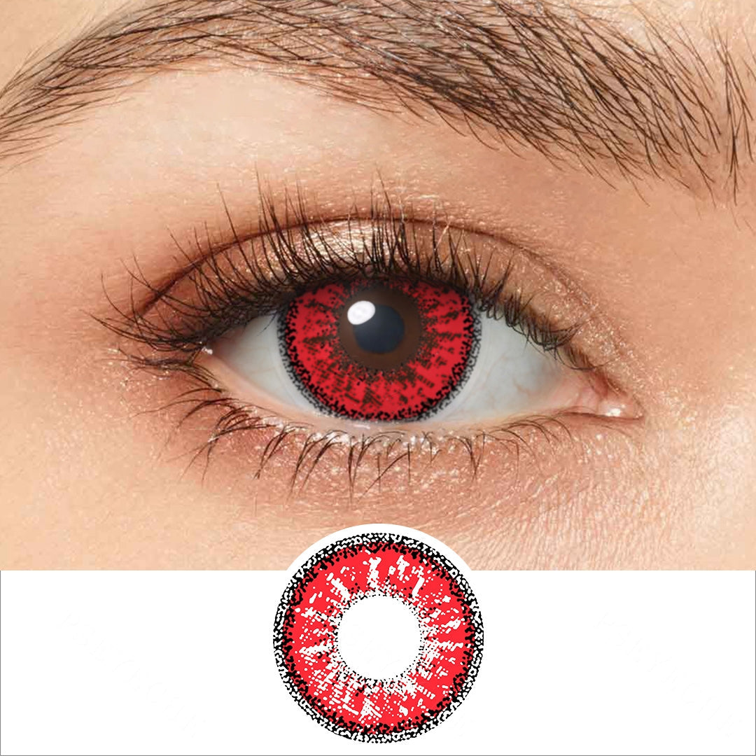 Dolly Eye Red Contacts