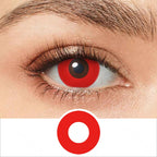 Solid Red Contact Lenses