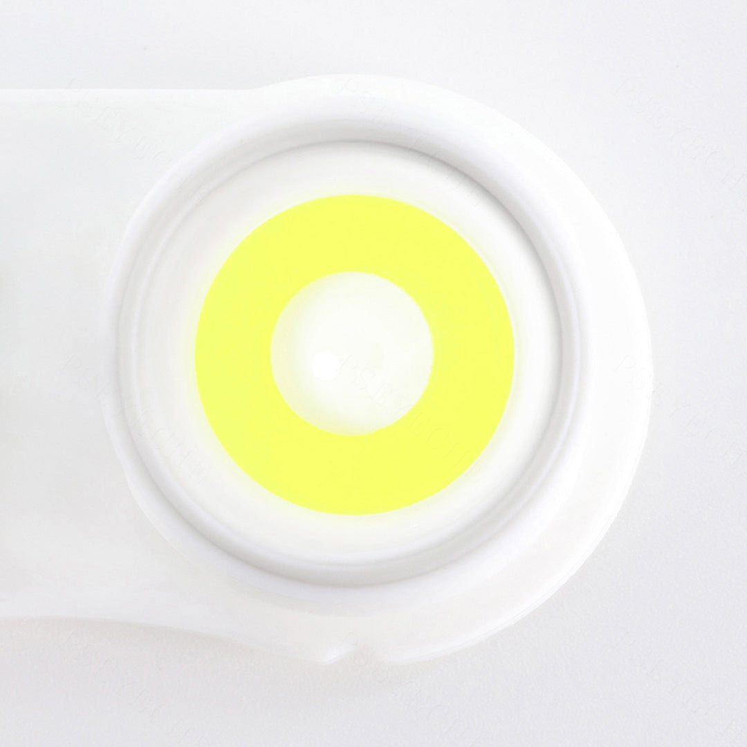 Solid Yellow Contact Lenses