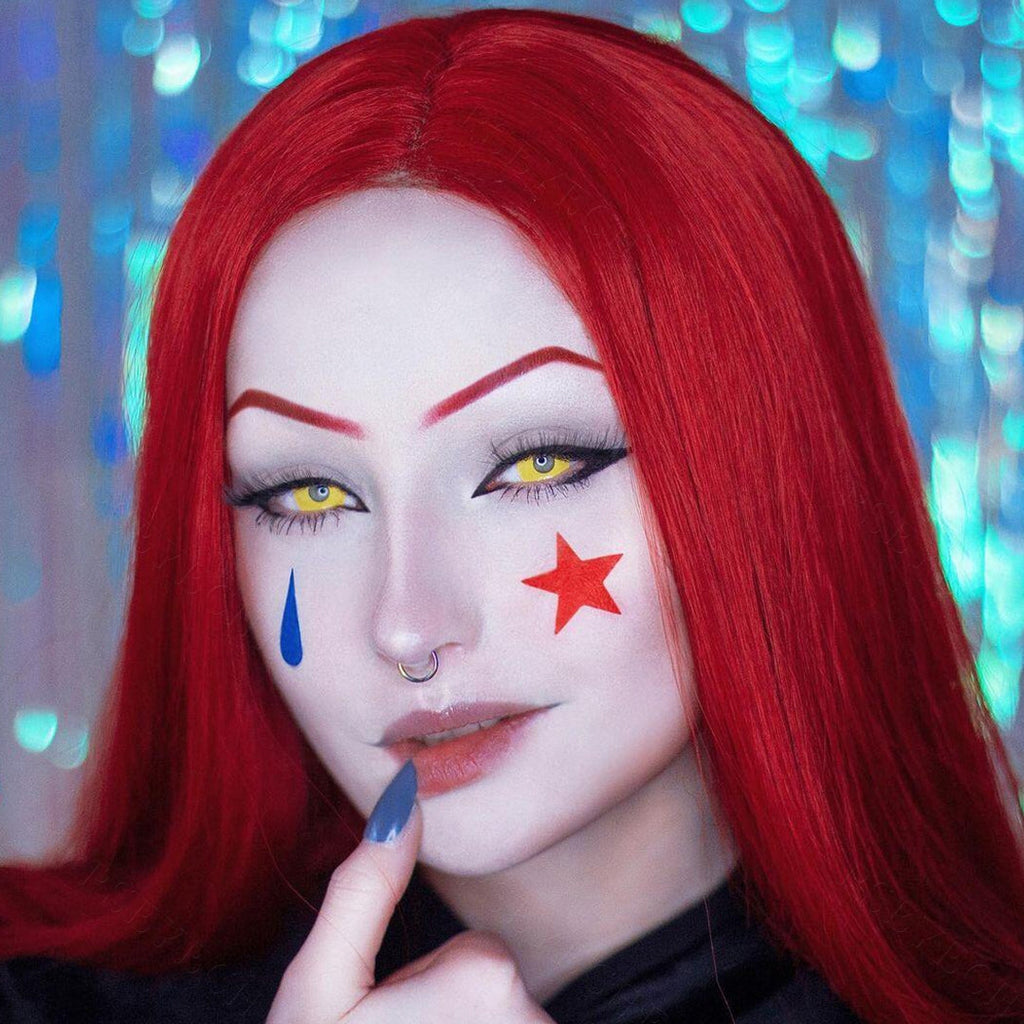 Solid Yellow Contact Lenses