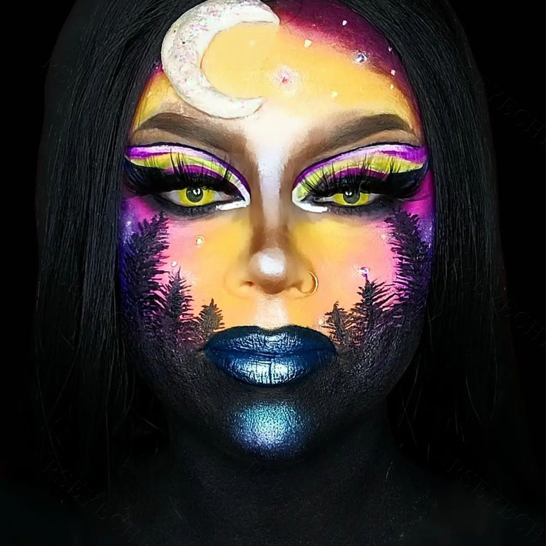 Solid Yellow Contact Lenses