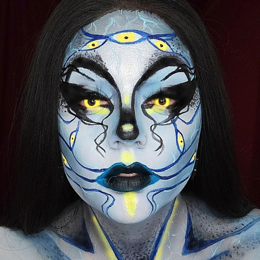 Solid Yellow Contact Lenses