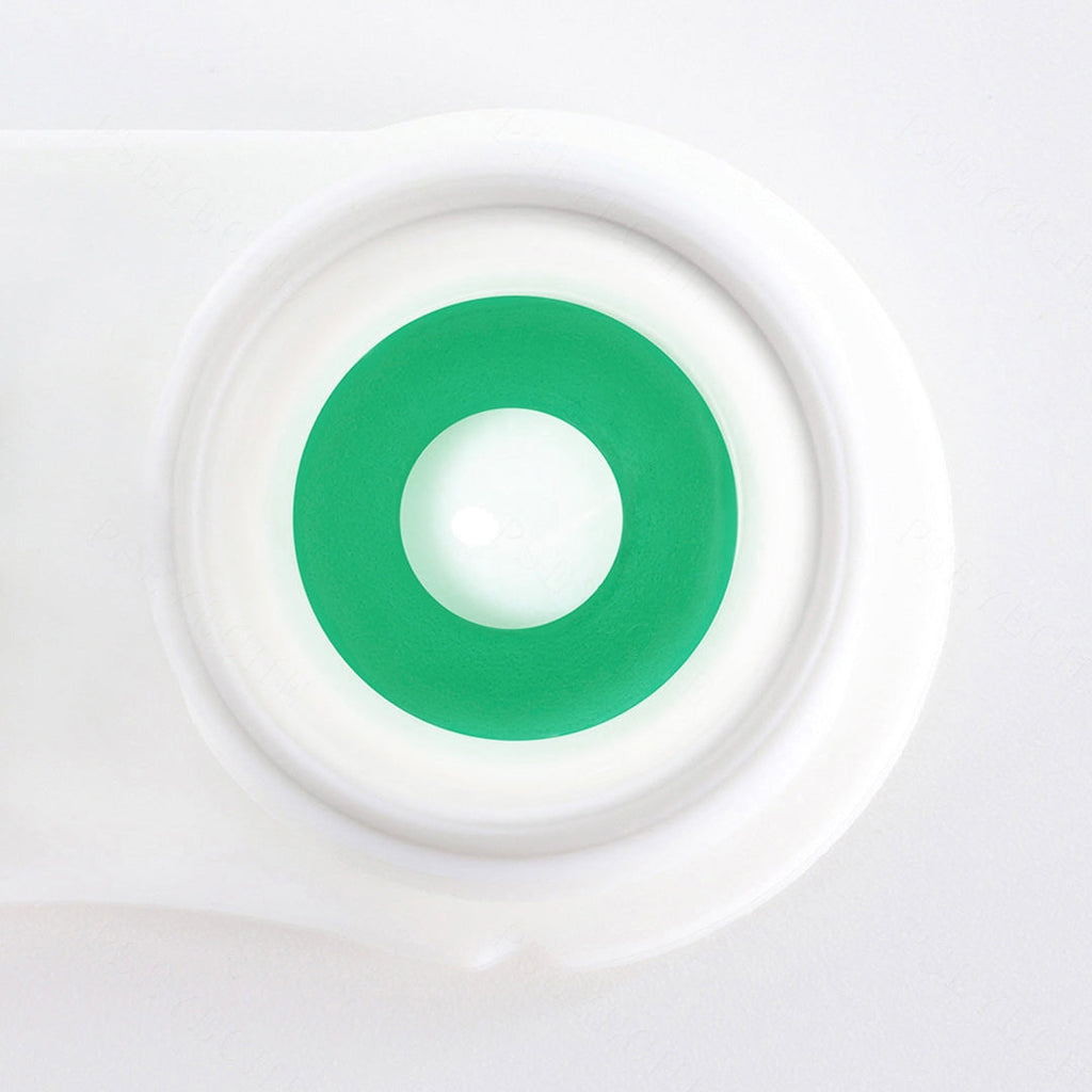 Solid Green Contacts