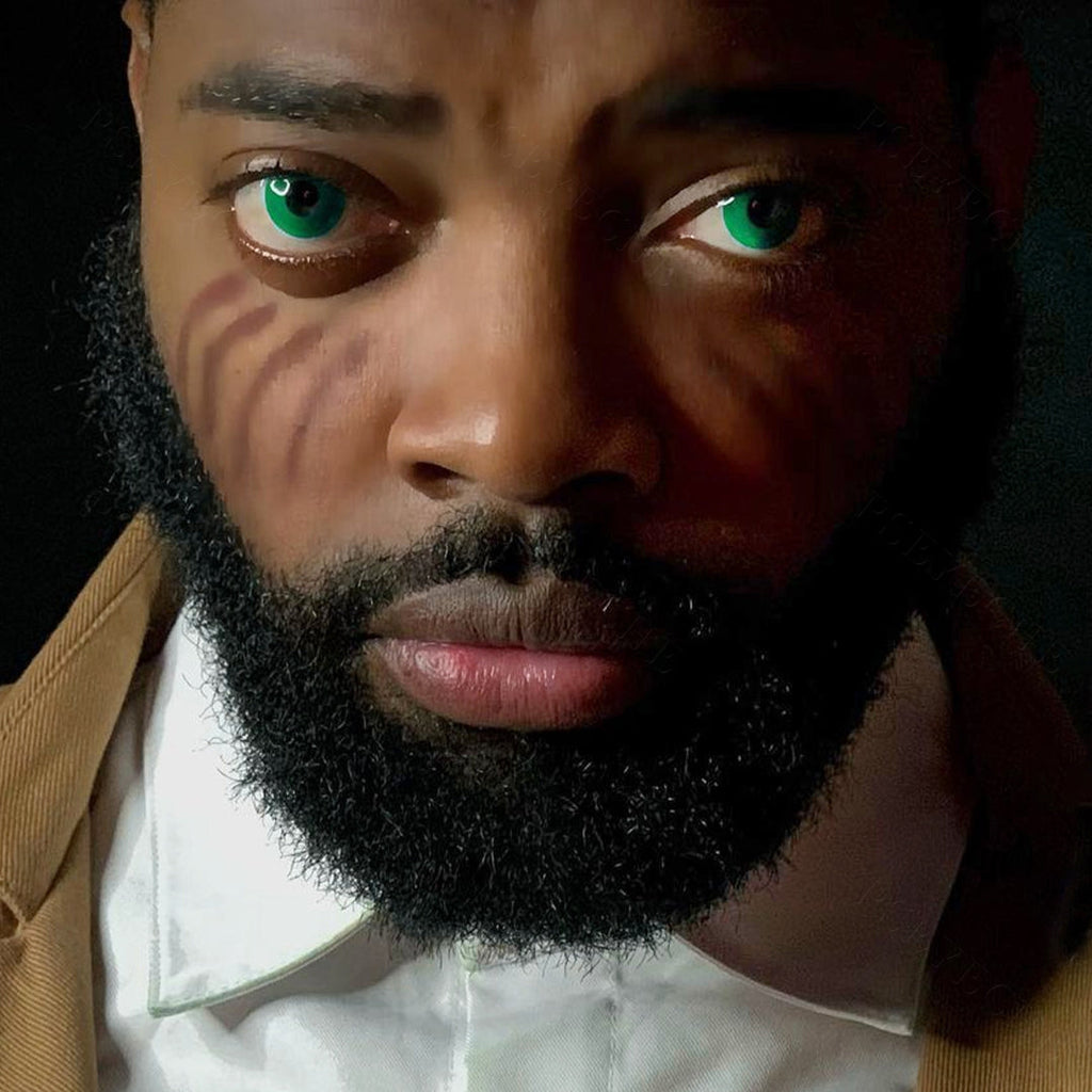 Solid Green Contacts