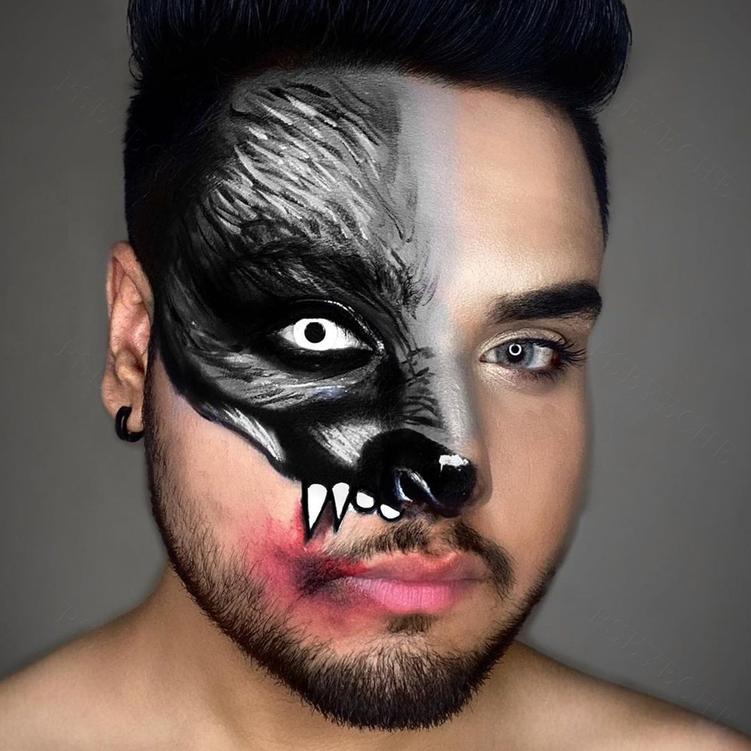Whiteout Halloween Contacts