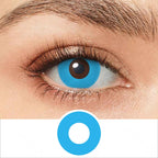 Solid Blue Contacts