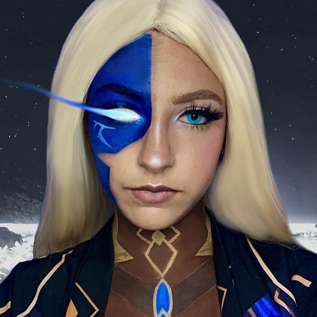 Solid Blue Contacts