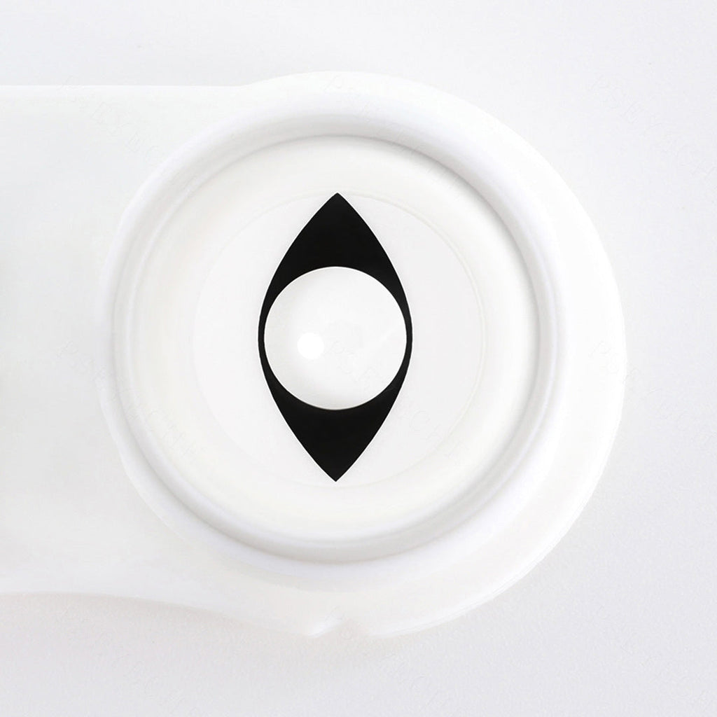 White Cat Eye Contacts