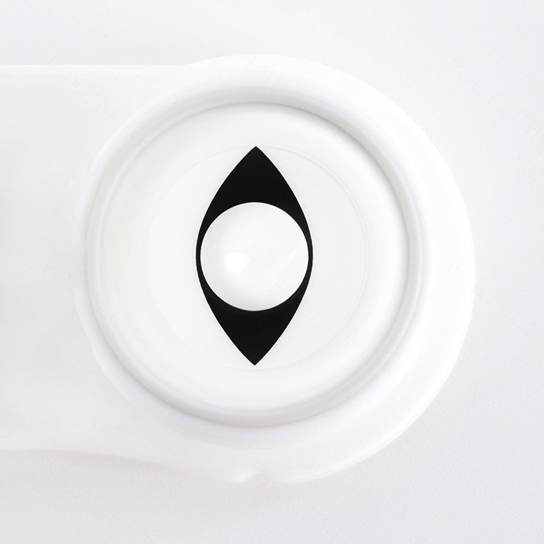 White Cat Eye Contacts