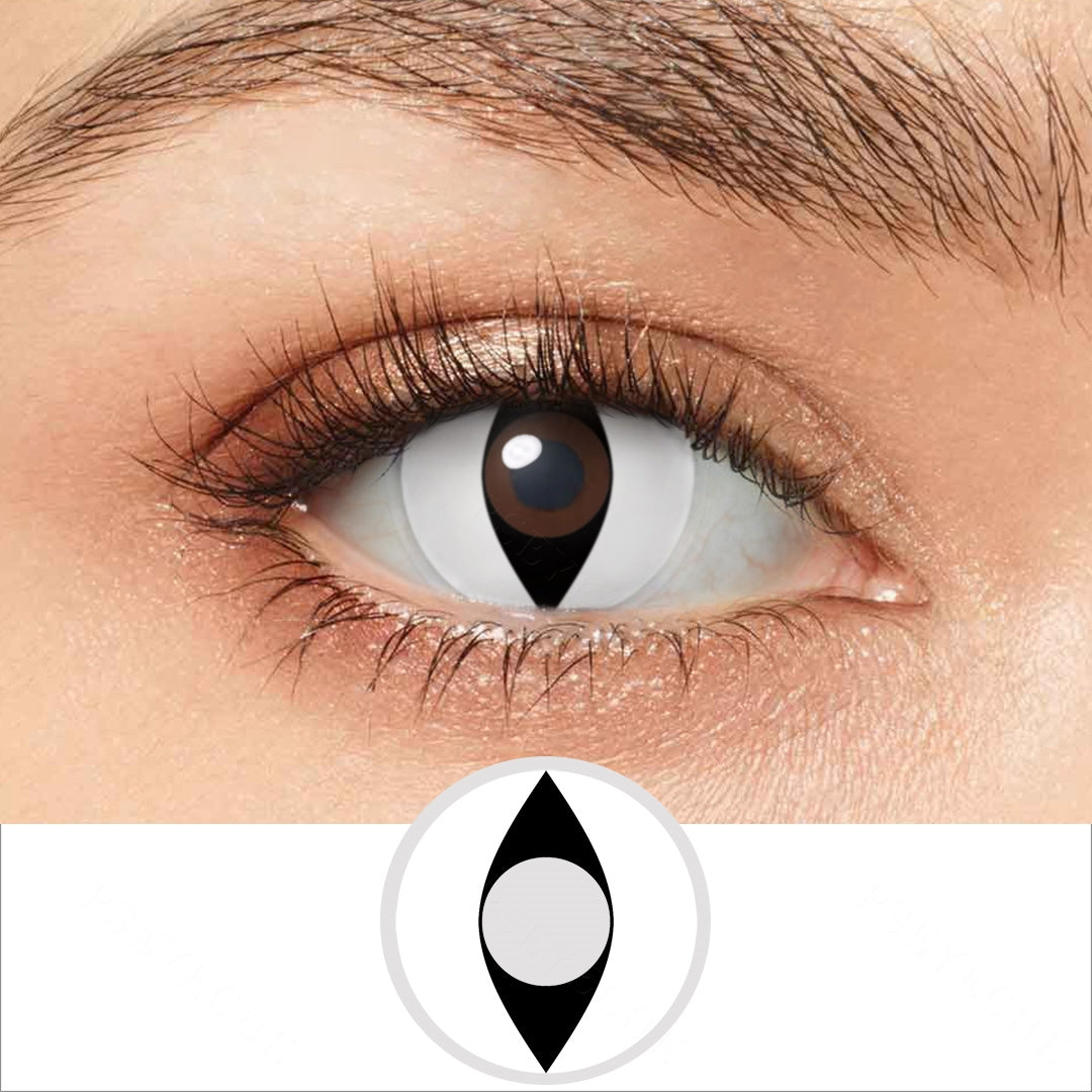 White Cat Eye Contacts Main image
