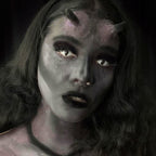 White Cat Eye Halloween Contacts