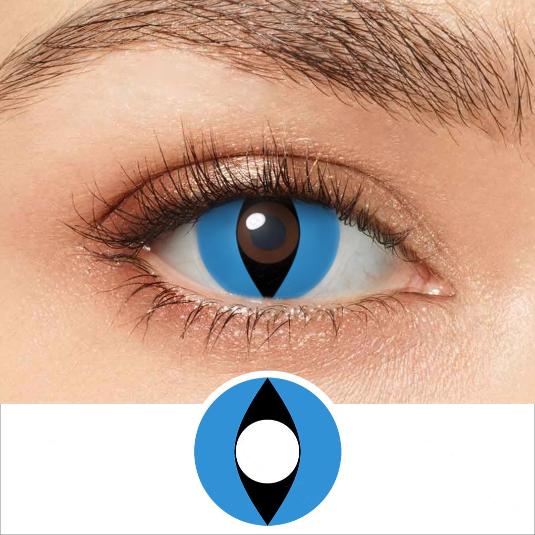 Blue Cat Eye Contacts Main image