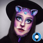 Blue Cat Eye Contacts