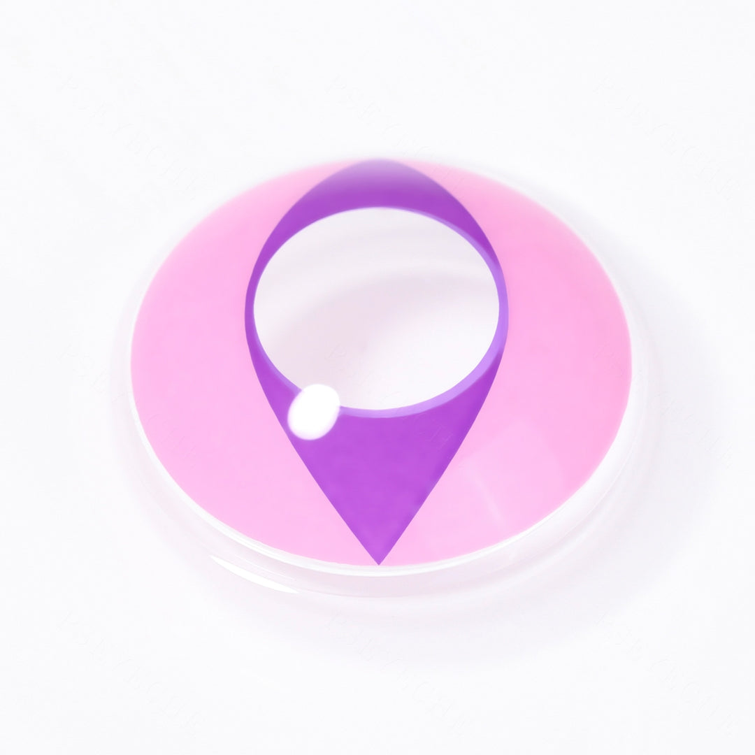 Violet Cat Eye Contacts Secondary image