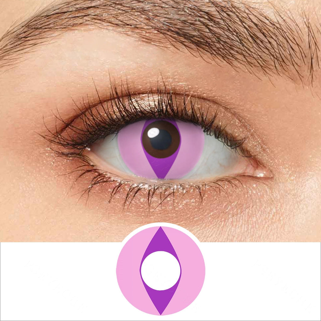 Violet Cat Eye Contacts