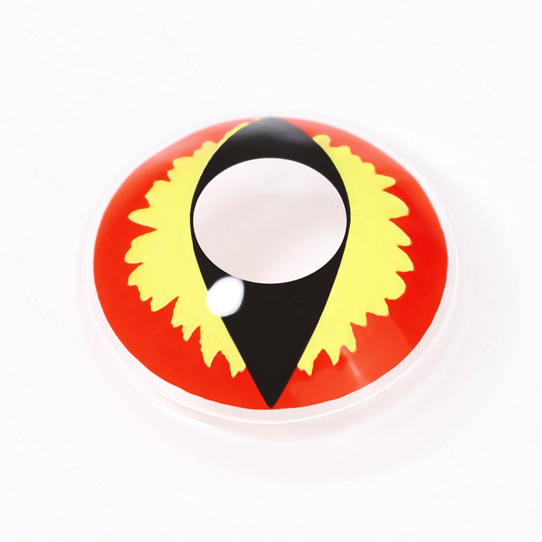 Red Lizard Halloween Contacts Secondary image