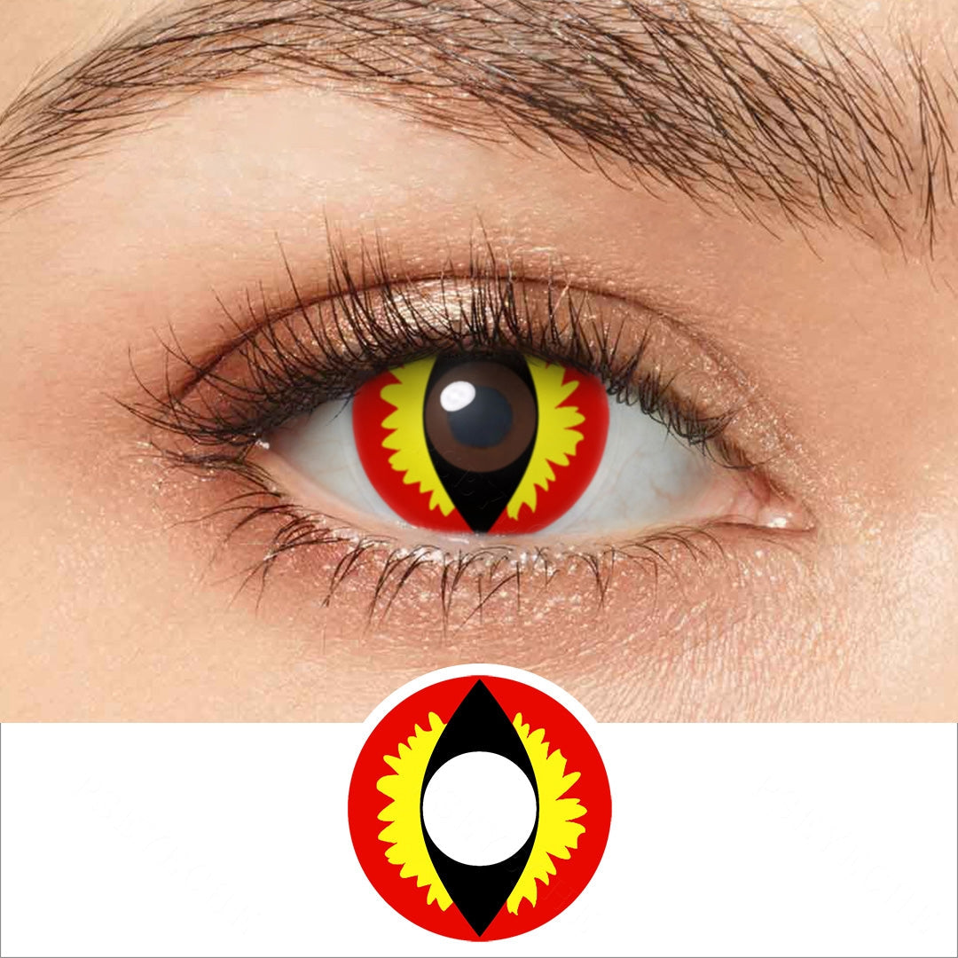 Red Dragon Eyes Contacts Main image