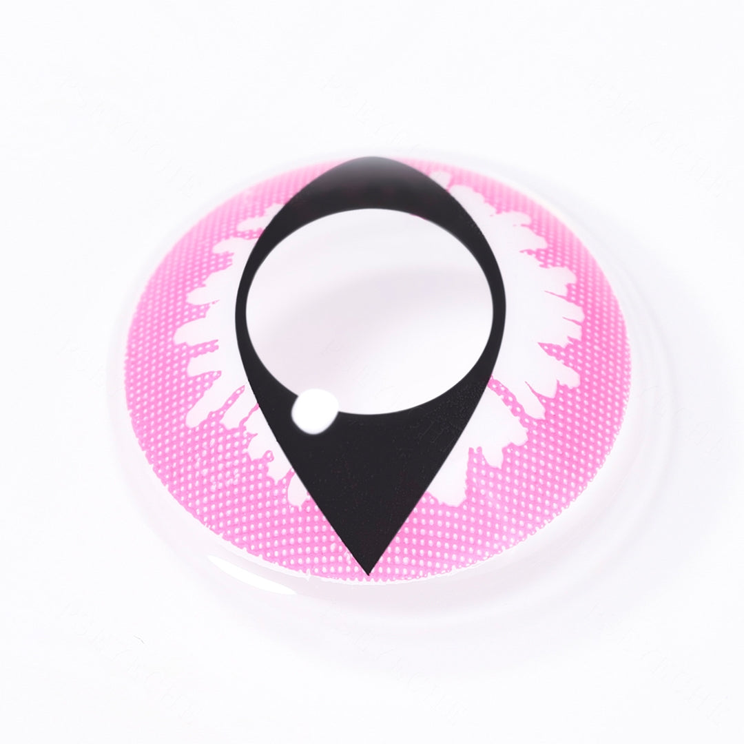 Pink Dragon Eye Contacts Secondary image