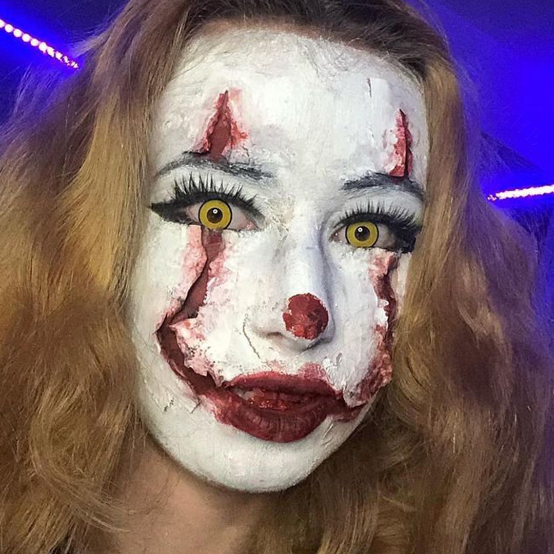 Yellow Manson Halloween Contacts Secondary image