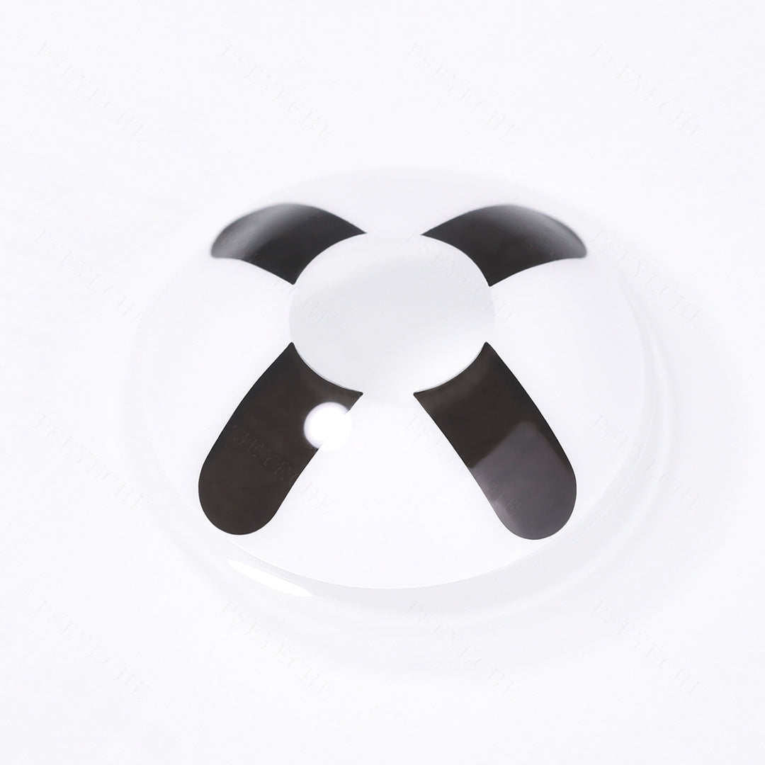 Black and White Cross Halloween Contacts