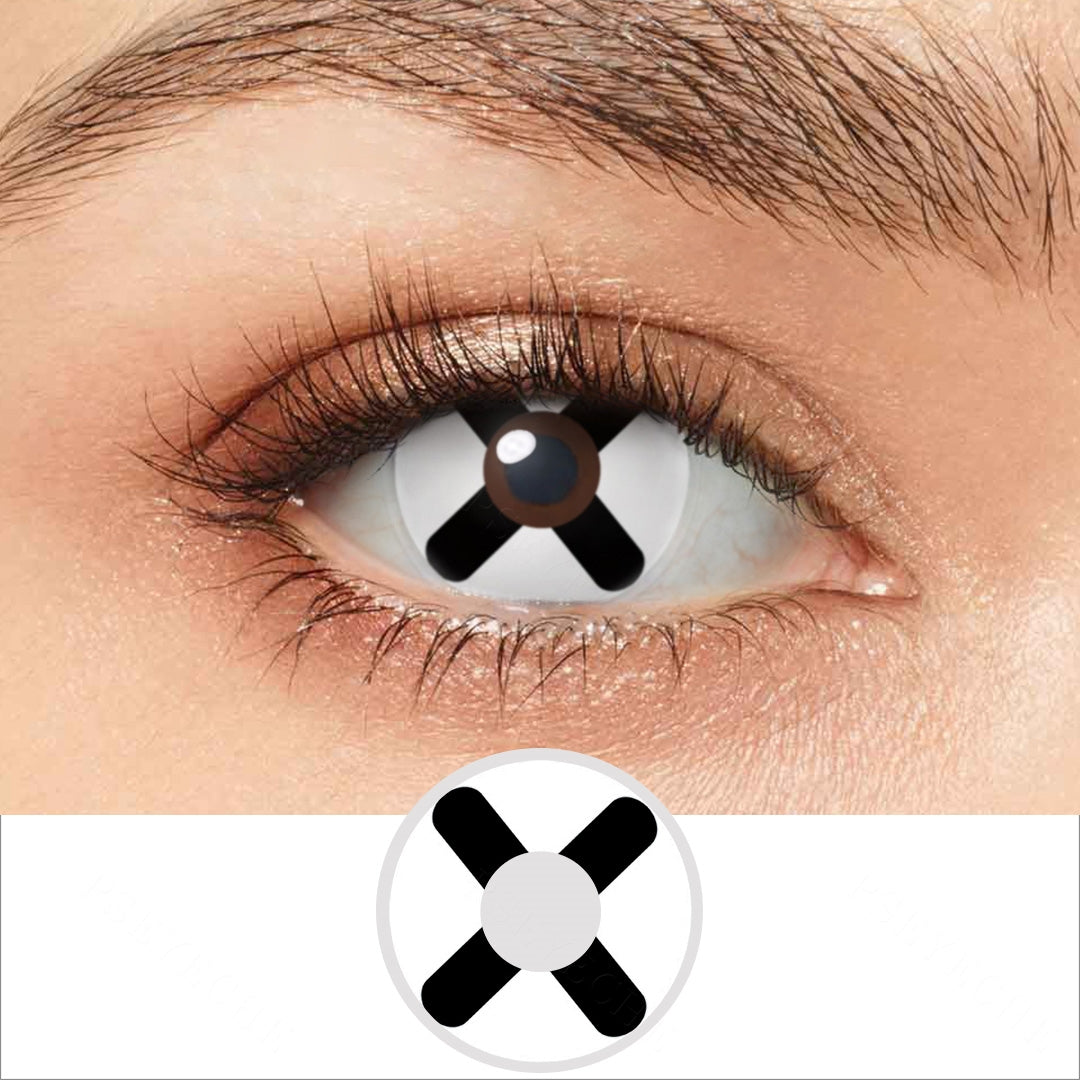 Black And White Cross Contacts Main image
