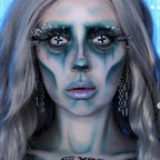 Black And White Cross Contacts