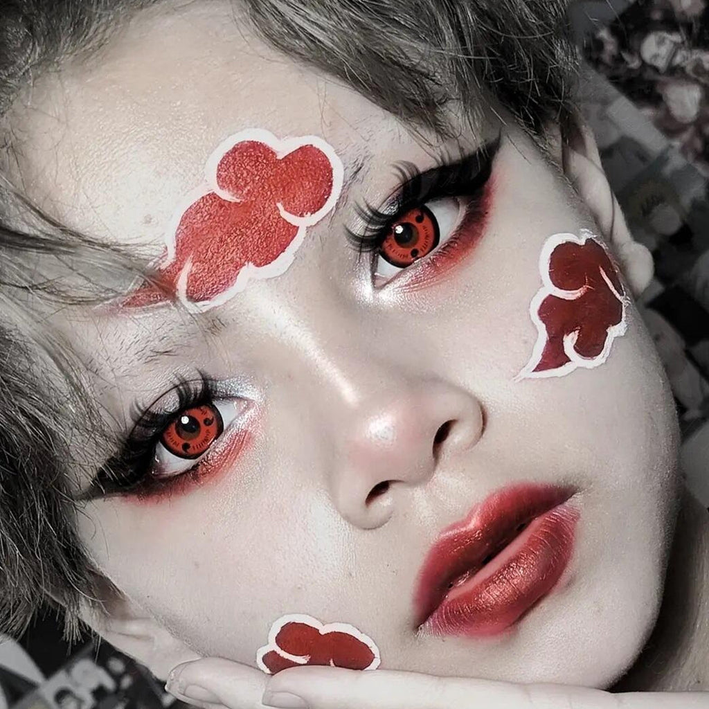 Sasuke 3 Tomoe Sharingan Eye Contacts (Prescription)