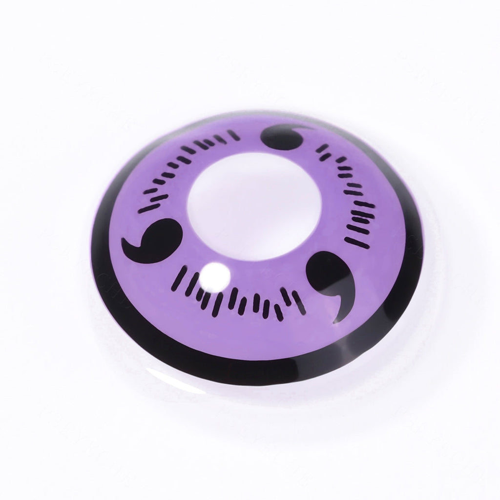 Purple 3 Tomoe Sharingan Contacts