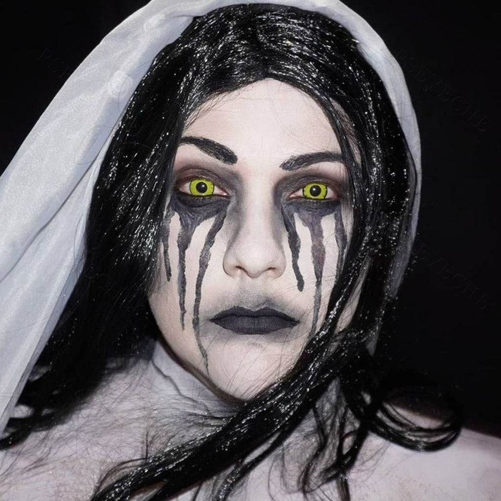 Moon Yellow Vampire Contacts