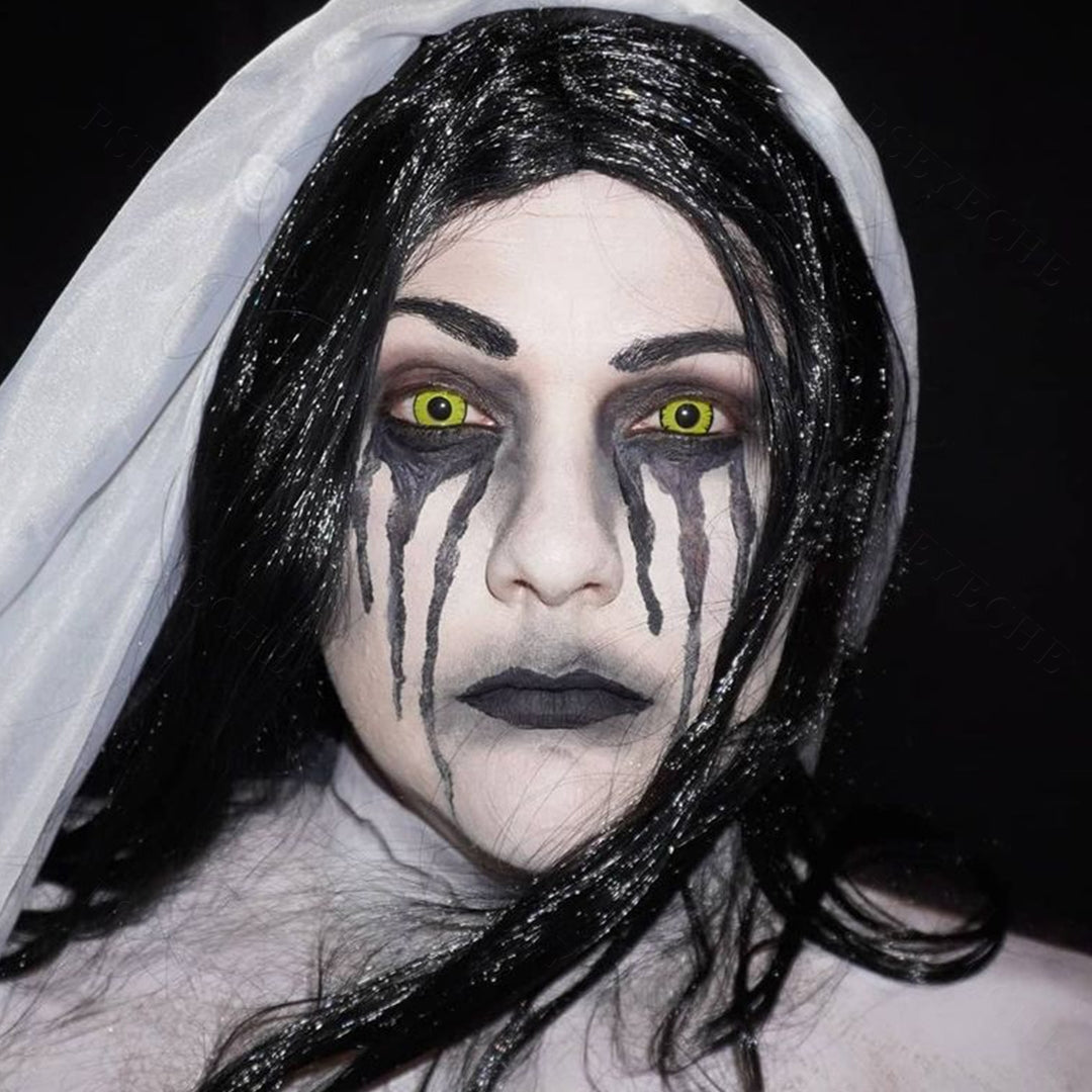 Moon Yellow Vampire Contacts