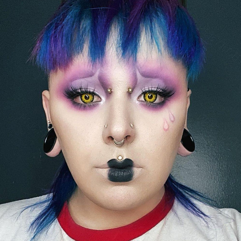 Moon Yellow Vampire Contacts