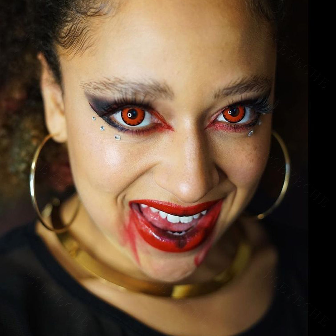 Red Volturi Halloween Contacts for Twilight Secondary image