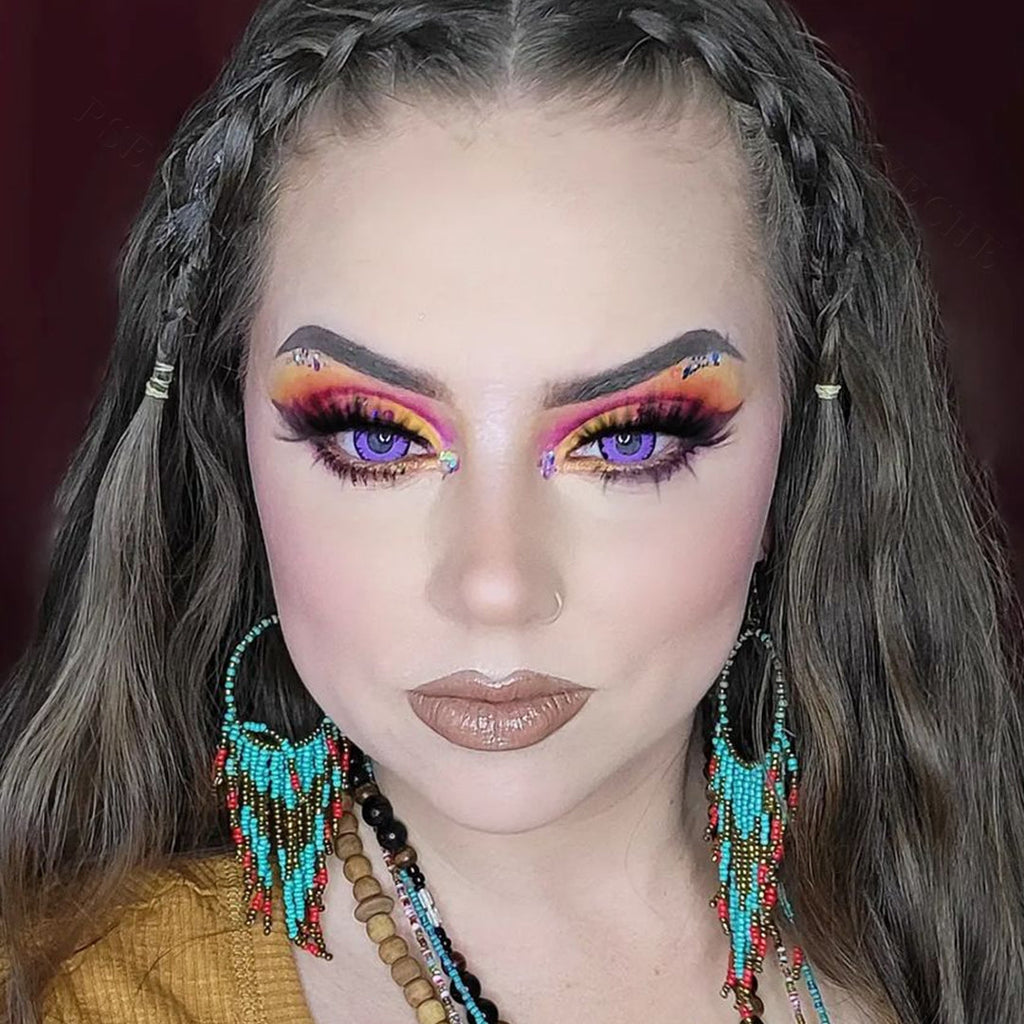 Purple Vampire Halloween Contacts for Twilight