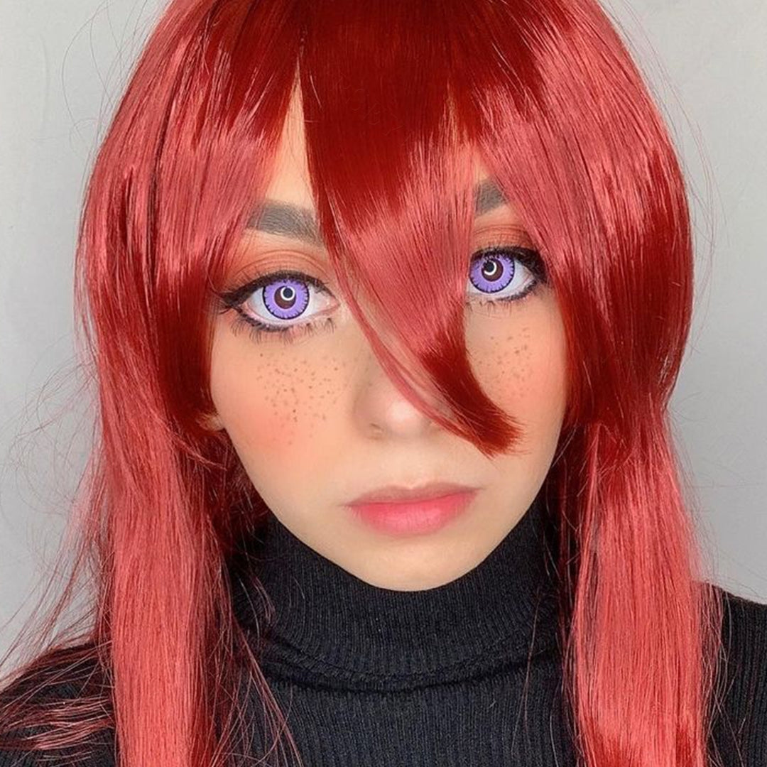 Purple Vampire Halloween Contacts for Twilight Secondary image