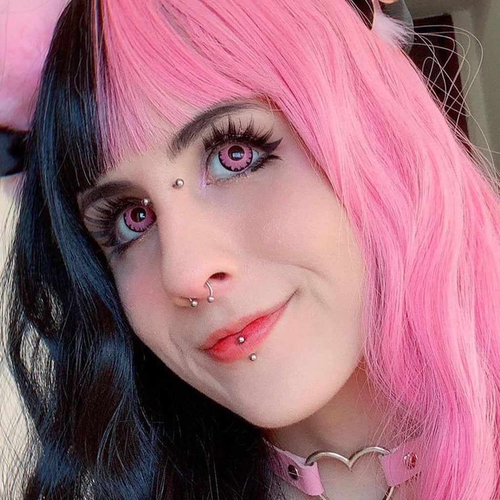 Light Pink Vampire Contacts