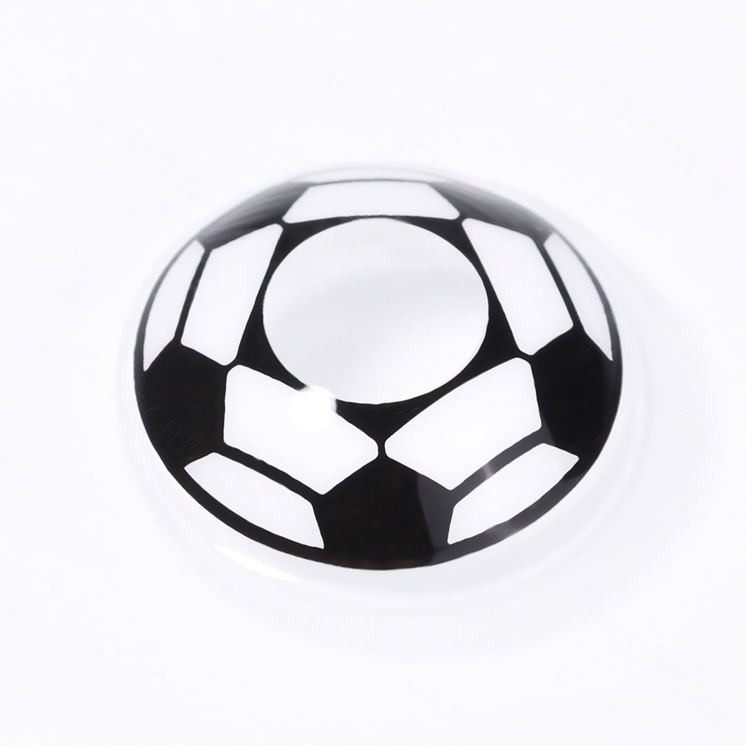 Soccer Ball Contact Lenses Secondary image