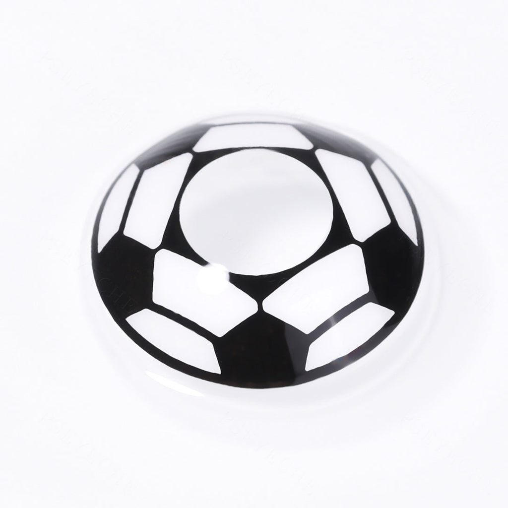 Soccer Ball Contact Lenses
